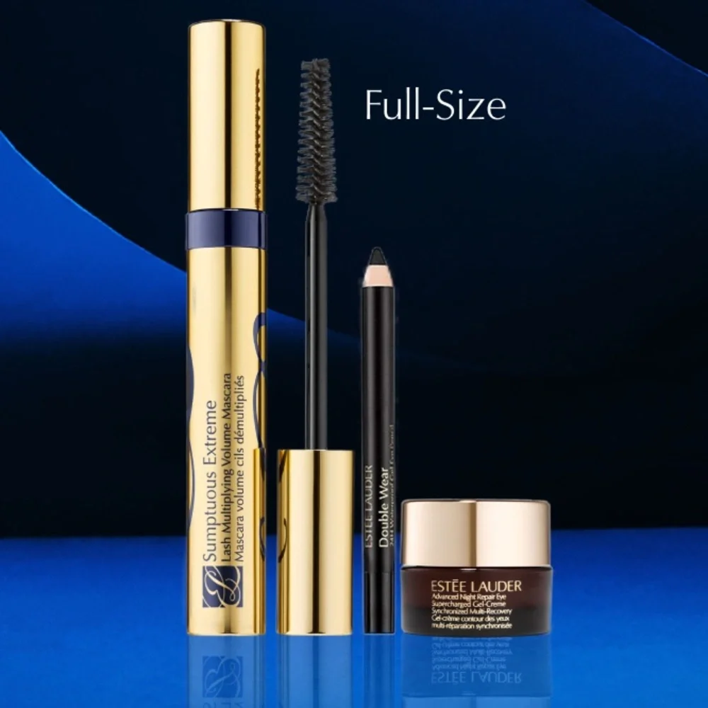 SPECIAL Estée Lauder 3 piece beauty haul! Mascara, Eye Liner & ANR Eye gel-cream - Picture 2 of 11